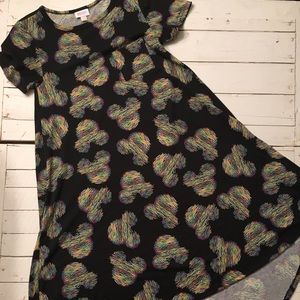 LuLaRoe Mickey Mouse XXS Carly dress